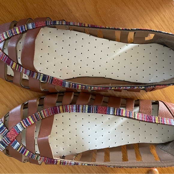 A.CO Summer sandals brown original size 10 - Picture 2 of 4